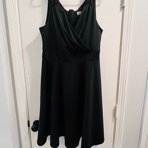 Little Black Fit and Flare Party Dress XL